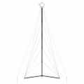 vidaXL LED vianočný stromček 615 LED modré 404,5 cm