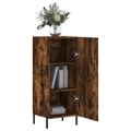 vidaXL Komoda dymový dub 34,5x34x90 cm spracované drevo