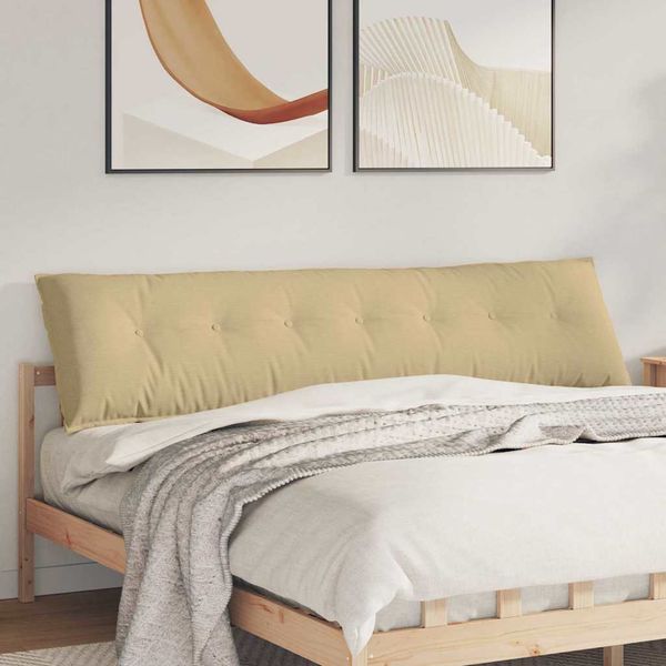 vidaXL Poduška na chrbát Šedá zelená 200 x 50 cm Kordúrová tkanina