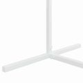 vidaXL Svadobný oblúk Biela 150 x 49,5 x 200 cm Oceľ
