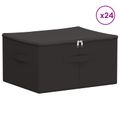 vidaXL Úložná krabica 24 ks Netkaná látka 50 x 30 x 25 cm 37,5 L
