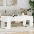 vidaXL Konferenčný stolík Biela 110 x 50 x 41 cm Kompozitné drevo