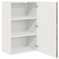 vidaXL Dvierka na umývačku Kalmar Dymová dub 50 x 31 x 80 cm