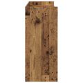 vidaXL Konzolový stôl Staré drevo 90 x 35 x 80 cm Kompozitné drevo