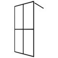 vidaXL Sprchová zástena walk-in, matné tvrdené sklo 100x195 cm
