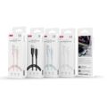 XO kábel NB265 USB - Lightning 1,0m 2,4A čierny