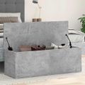 vidaXL Úložný box betónovo-sivý 102x35x35 cm kompozitné drevo