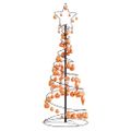 vidaXL LED vianočný stromček s ozdobami 80 LED teplá biela 120 cm