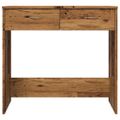 vidaXL Písací stôl staré drevo 80x40x75 cm kompozitné drevo