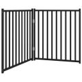 vidaXL Brána pre psa skladacia 2 panely 160 cm masívne jedľové drevo