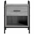 vidaXL Nočný stolík 2 ks Sivý Sonoma 40 x 30 x 50 cm Kompozitné drevo