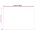 vidaXL Protisklzový koberec z umelého králičieho kožúška OLITE Ružová