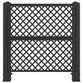 vidaXL Treláž na odpadky Antracitová 123 x 47 x 114 cm PP