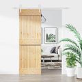 vidaXL Posuvné dvere Prírodná a biela 70 x 210 cm