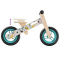 vidaXL Balančný bicykel pre deti modrý potlač