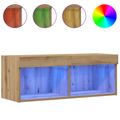 vidaXL Zostava TV skriniek 80 x 30 x 30 cm dub artisan