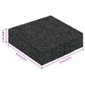 vidaXL Pad z gumových granúl na dvor Čierny 9 x 9 x 2 cm Guma