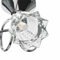 vidaXL Stropná lampa so sklenými tienidlami na 4 LED žiarovky G9