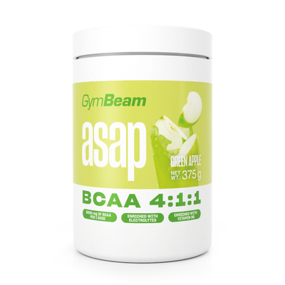 ASAP BCAA - GymBeam, zelené jablko