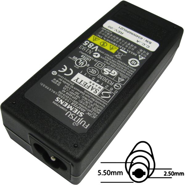 Napájací adaptér 65W 20V, 5.5x2.5 originál Fujitsu