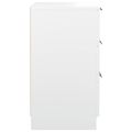 vidaXL Nočné stolíky 2 ks biele 40x36x65 cm