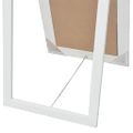 vidaXL Samostatne stojace zrkadlo v barokovom štýle 160x40 cm, biele