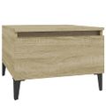 vidaXL Bočný stolík dub sonoma 50x46x35 cm spracované drevo