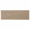 vidaXL Samolepiace nášľapy na schody sisal 15 ks 65x21x4 cm pieskové