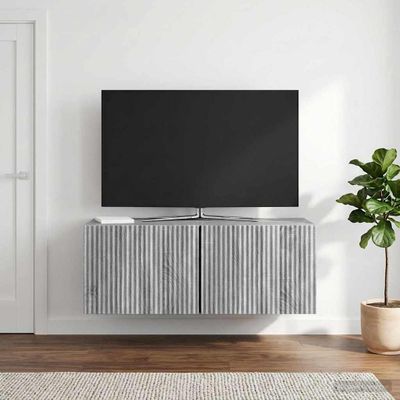 vidaXL Nástenná TV skrinka 78,5 x 31 x 30 cm Sivá sonoma