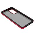 Obal Crystal Black pre Samsung Galaxy M55 5G červený