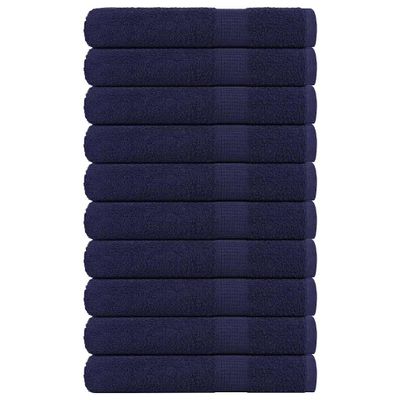 vidaXL Saunové osušky FROGN 10 ks námornícka modrá 80x200 cm 360 g/m²