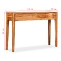 vidaXL Konferenčný stolík masívne drevo 118x30x80 cm