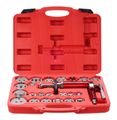 Pneumatický stláčadlo brzdových piestov MECHANIC BRAKE SET PNEU 23, sada 23ks SIXTOL