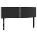 vidaXL Čelá postele 2 ks čierne 72x5x78/88 cm umelá koža