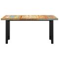 vidaXL Jedálenský stôl, nohy v tvare H 180x90x77 cm, recyklovaný masív