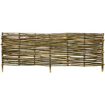 vidaXL Záhradný plot z lieskového dreva 150x30 cm