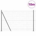 vidaXL Euro plot s betónovým podstavcom 10 x 1,5 m PVC potiahnutá oceľ