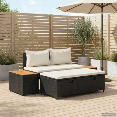 vidaXL Záhradná súprava gaučov 4 -Seater 4 ks 55 x 30 x 39 cm