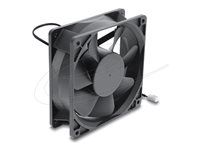 Delock - Ventilátor skrine - axiálny - 120 mm - čierna