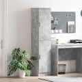 vidaXL Highboard Betónová šedá 35 x 39 x 168 cm
