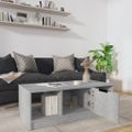 vidaXL Konferenčný stolík betónový sivý 102x50x36 cm kompozitné drevo
