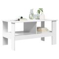 vidaXL Konferenčný stolík Biela 90 x 50 x 45 cm Kompozitné drevo