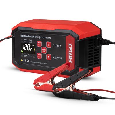 Digitálna nabíjačka BOOST AGM GEL STD LiFePo4 MAX 25A 12/24V PRO AMiO-04530