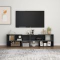 vidaXL TV skrinka, sivá 149x30x52 cm, kompozitné drevo