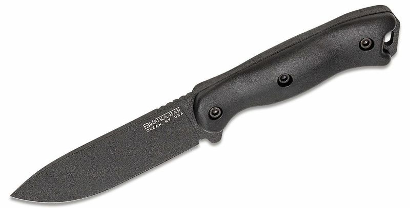 KA-BAR KB-BK16 BECKER SHORT DROP POINT univerzálny nôž 11,2 cm, celočierny, Zytel, puzdro, +rukoväte