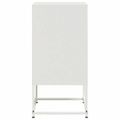 vidaXL Nočné stolíky 2 ks biele 36x39x78 cm oceľ