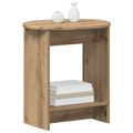 vidaXL Bočný stôl Dub artisan 50 x 39,5 x 55 cm Kompozitné drevo