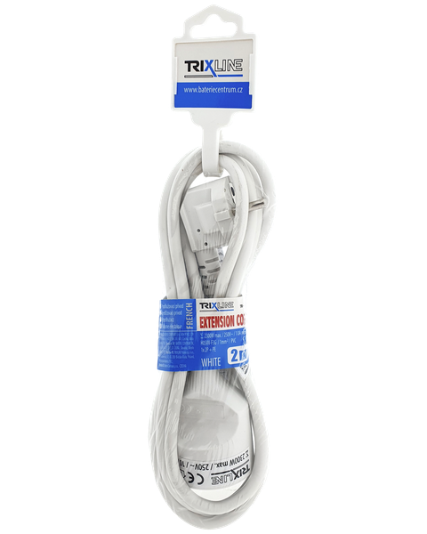 Predlžovací prívod 1 zásuvka, 2m, TR 318 F TRIXLINE
