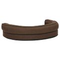 vidaXL Ergonomický matrac pre psa 90x64 cm ľanový vzhľad flís hnedý
