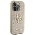 Puzdro Guess pre iPhone 15 Pro 6,1" GUHCP15LHG4SGD zlatá HC Fixed Glitter Big 4G